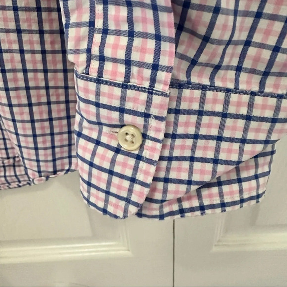 Polo by Ralph Lauren Men’s Button Down White Blue Pink Checkered Shirt XL - Picture 6 of 12